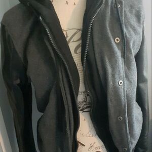 Aeropostale Varsity Style Hooded Jacket